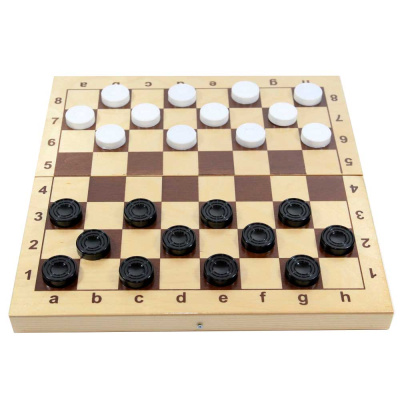 Игра настольная Шашки 64 клетки Десятое королевство 02862 1